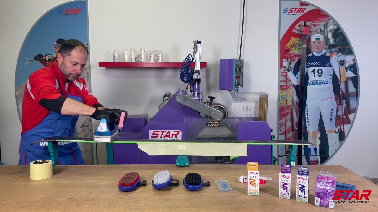 How to wax Alpine Skis