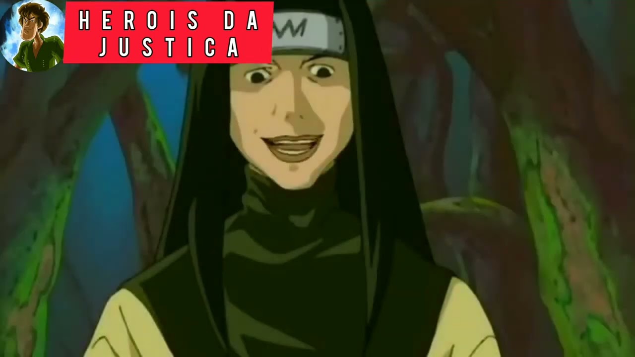 Naruto Sasuke e Sakura vs Orochimaru Dublado