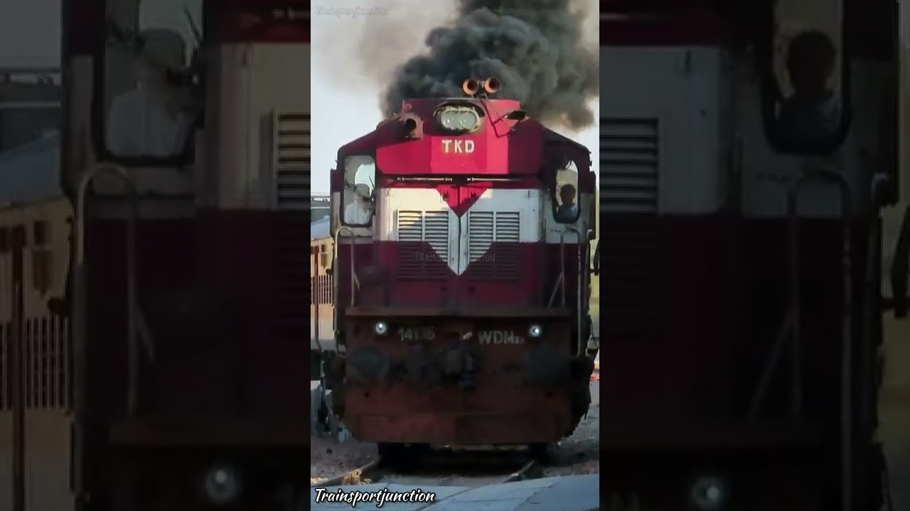 Heavy Smoke By Alco Locomotive