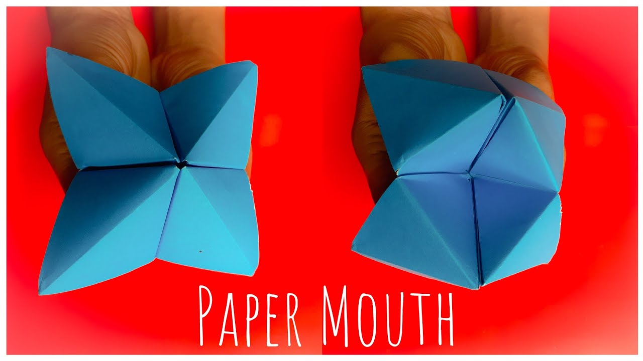 How To Make Origami Fish Mouth / Paper Fish Head Easy Way / The Best Crafts