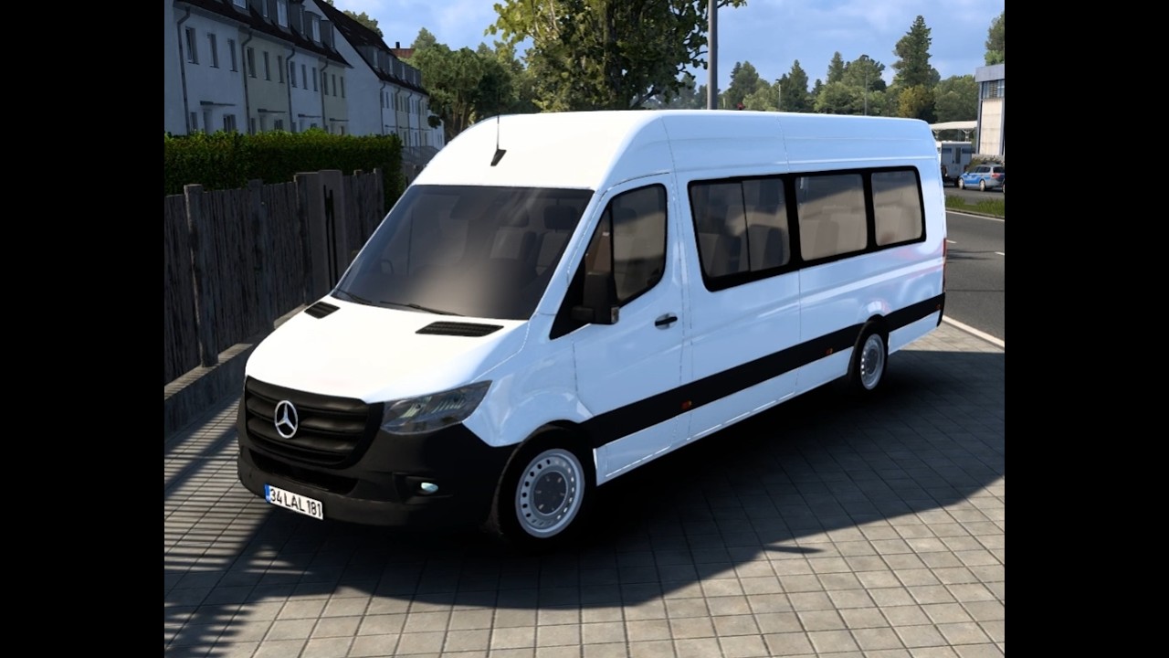 EURO TRUCK SIMULATOR 2 - MERCEDES-BENZ SPRINTER 2021 @SCSSoftware @Mercedes @mercedesbenztr