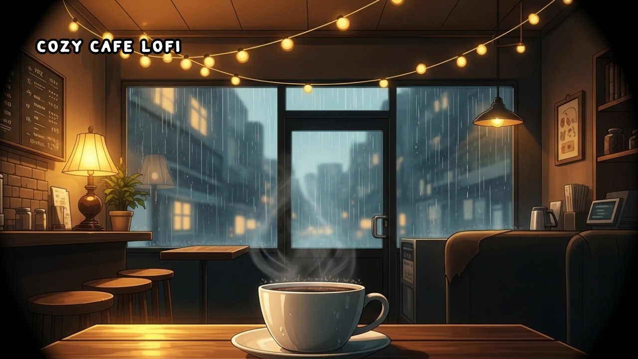 Cozy Coffee Shop Lofi ☕ | 3 Hours Relaxing Cafe Music