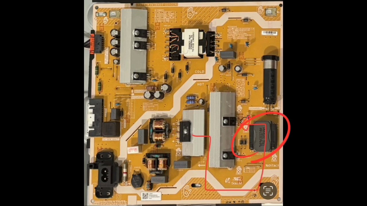 samsung TV no power 三星液晶電視修復 無電源 UA55