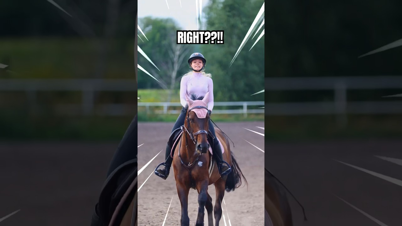 TYPICAL SITUATION DURING HORSE RIDING TRAINING 😅🐴 | Tu Misia!