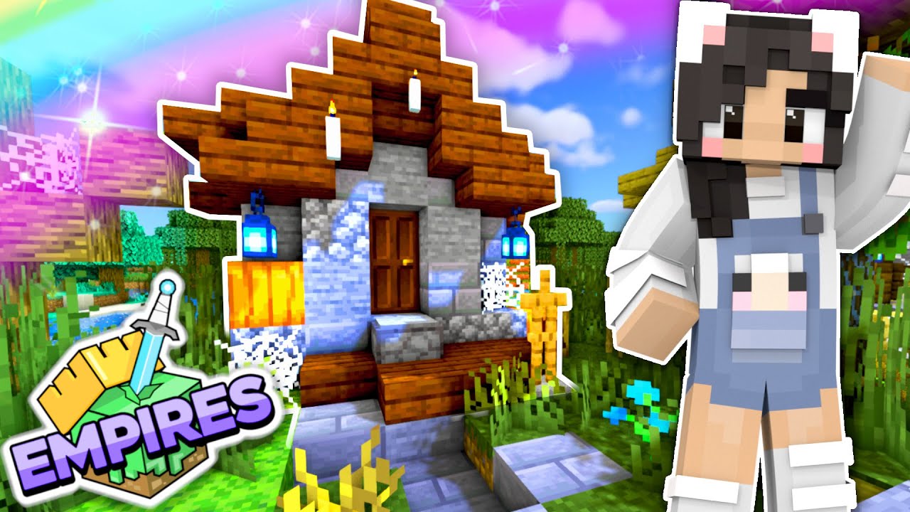 💙Строим городок на Хэллоуин! Empires SMP Эпизод 26 [Minecraft 1.17]