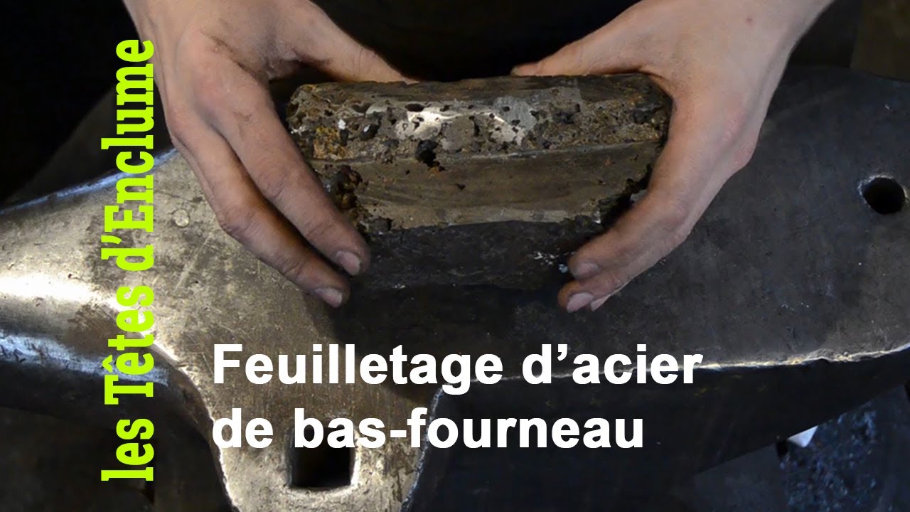 Feuilletage d'acier de bas-fourneau
