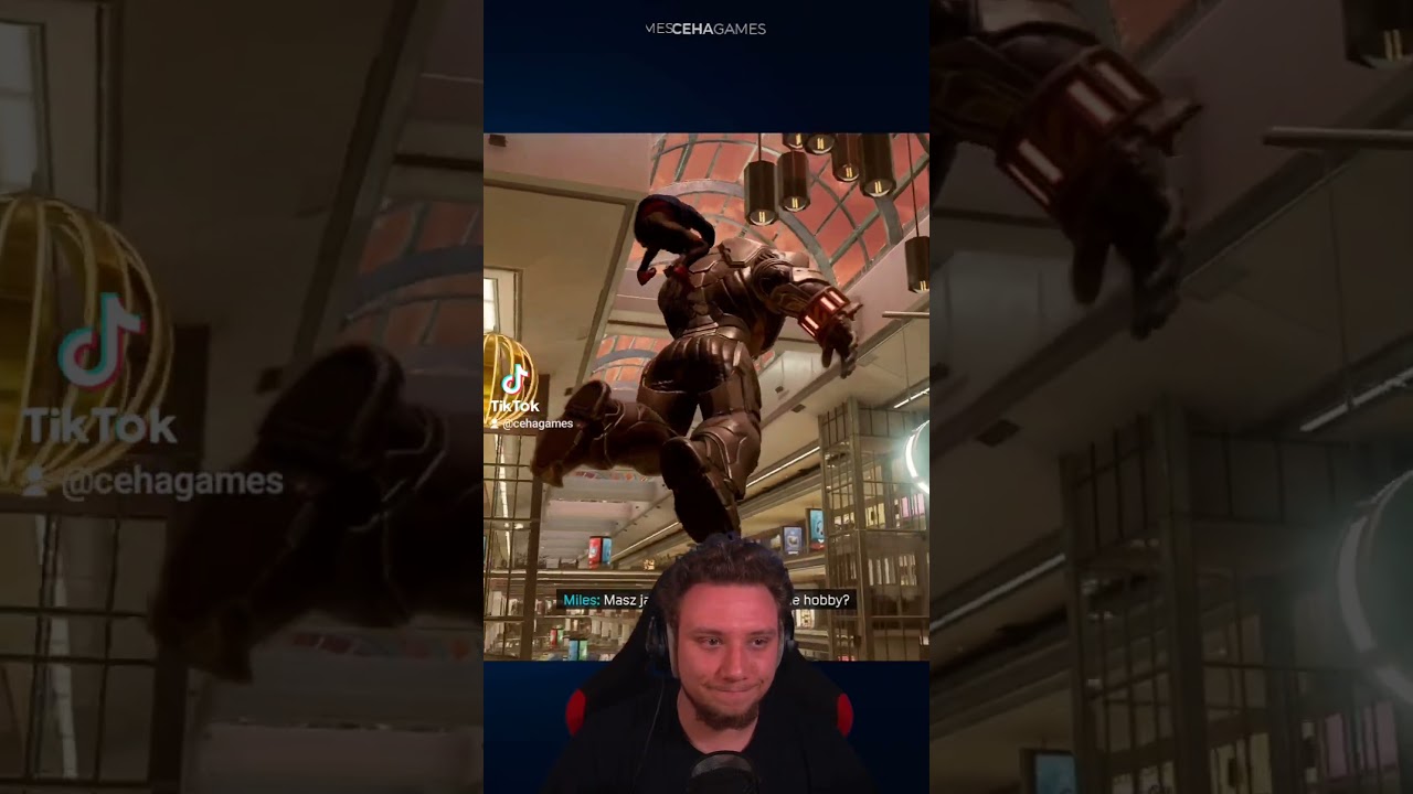 tw&oacute;rcy zmyślnie schowali tu swoje logo co? #spiderman #milesmorales #shorts #tegodnia #cehagames