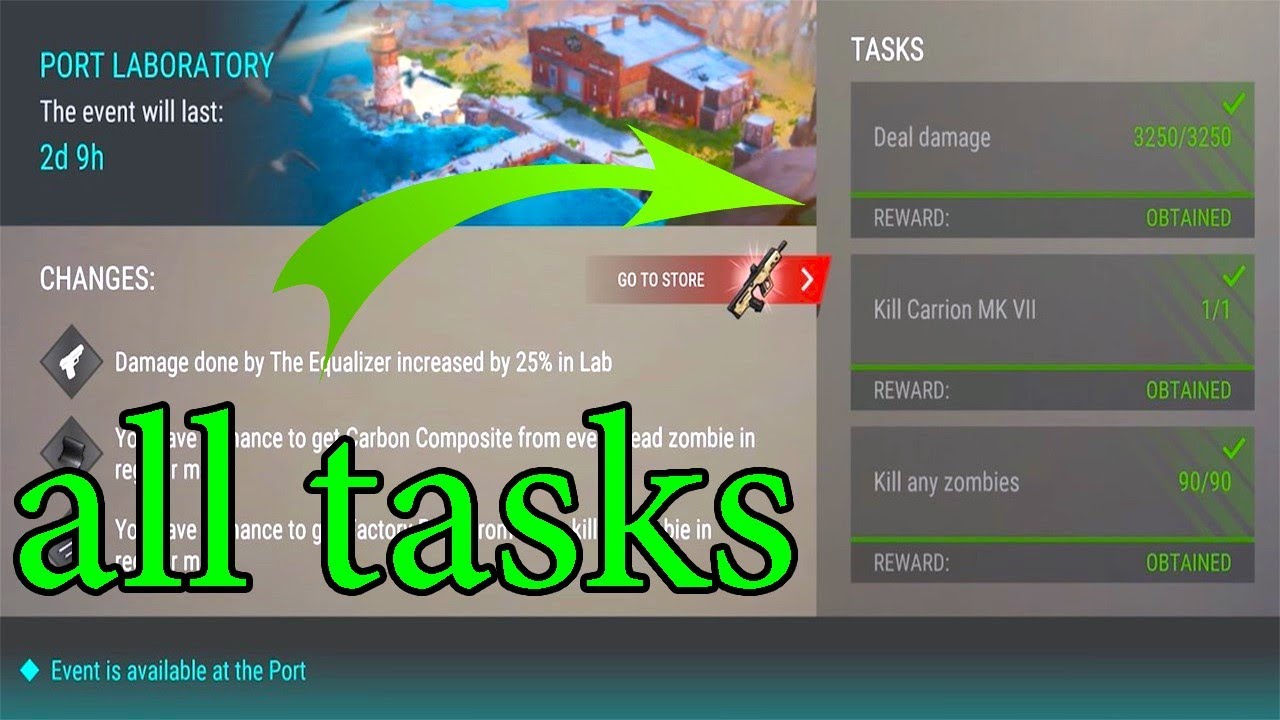 LABORATORY - ALL TASKS - SEASON 36 - LAST DAY ON EARTH - LDOE
