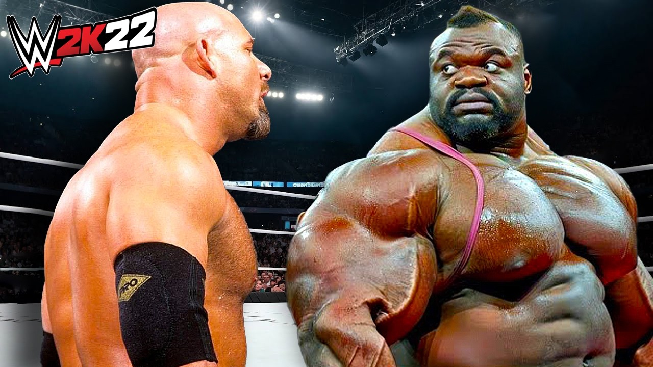 Goldberg vs. Adamant Grappler (WWE 2K22)