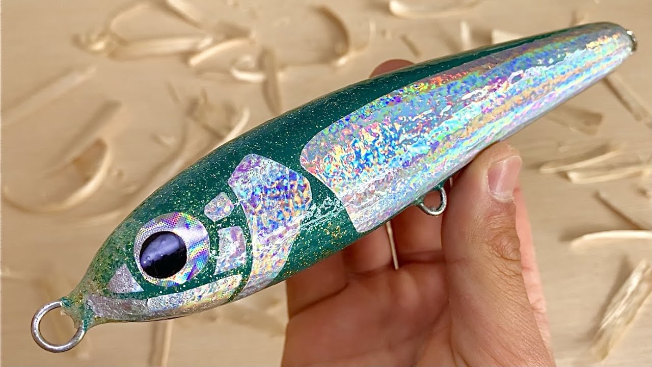 イチからルアーを作ってみた！これで会心の大物を釣り上げたい。