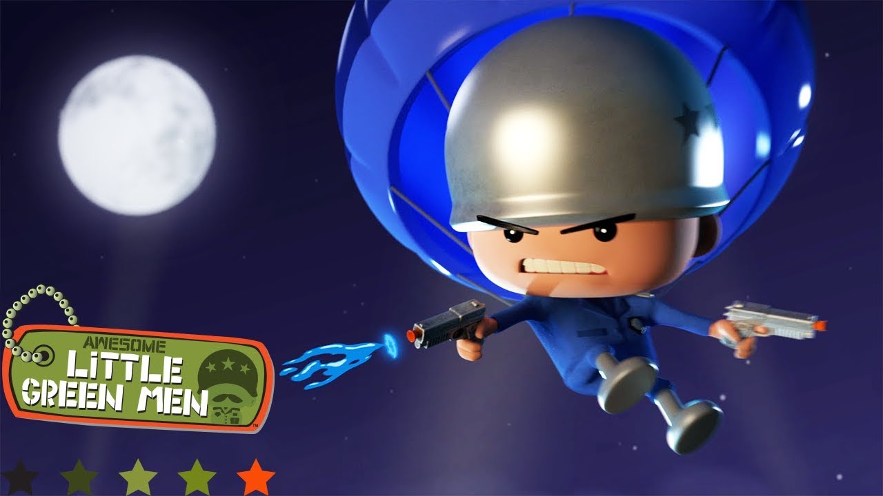Awesome Little Green Men | Hungry for Victory | Episode 1 Compilation | Videos For Kids