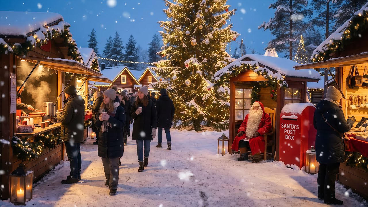 Santa Claus Village | Walking the Best Christmas Market in Lapland