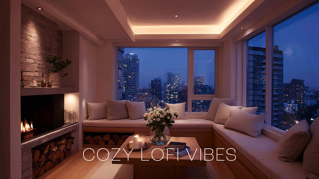 Cozy Winter Evening LoFi 🌙 | Gentle Beats for Study, Focus & Reading