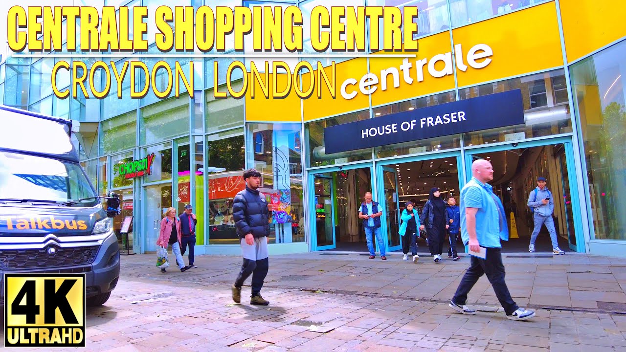 Centrale Shopping Centre Croydon | London walk in 4K