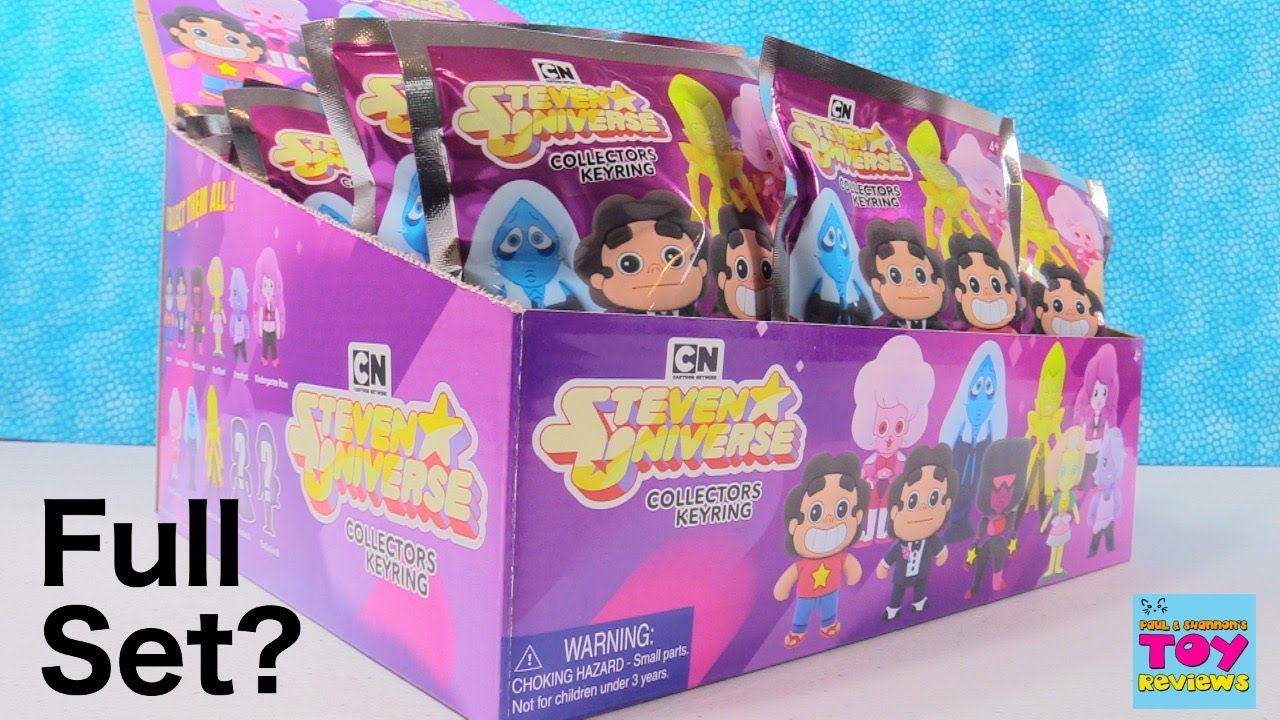 Steven Universe Cartoon Network Collectors Keyring Full Box Opening Review | PSToyReviews