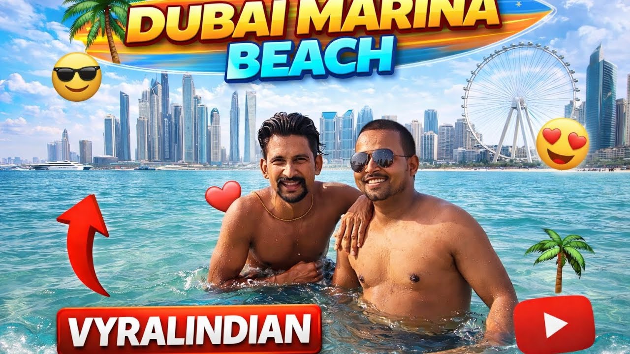 Dubai 🇦🇪 Marina beach #★**  #food #funny #comedy #vlog #explore #trendingshorts #minivlog 