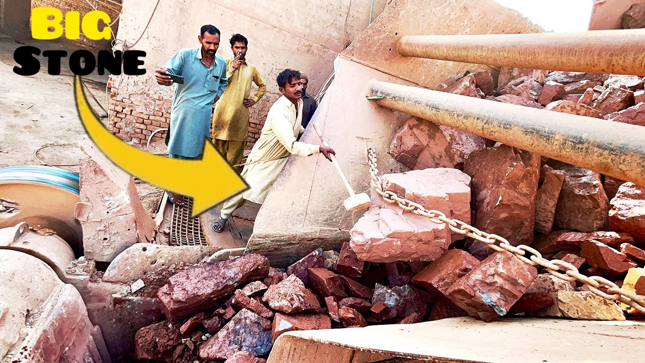 👹🔝HARD ROCK STUCK CRUSHING EXPERTS: SOLUTIONS FOR TOUGH PROBLEMS#stonecrusher #asmr