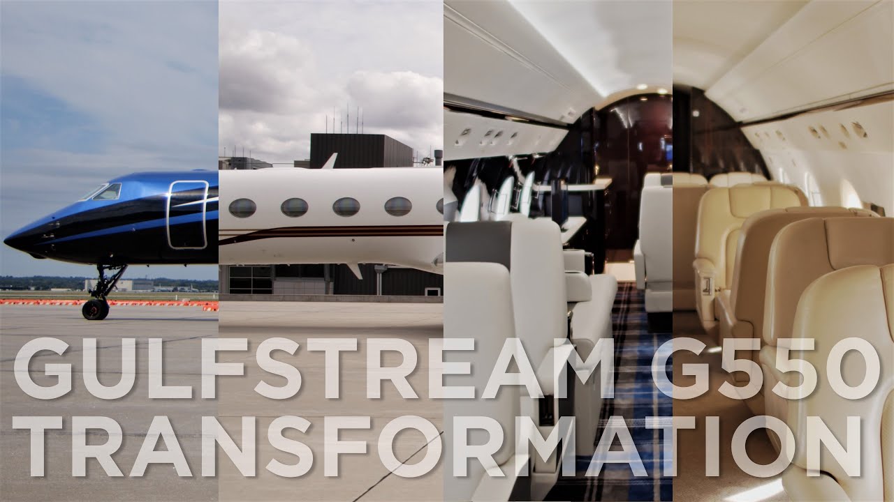 Gulfstream G550 Paint & Interior Transformation