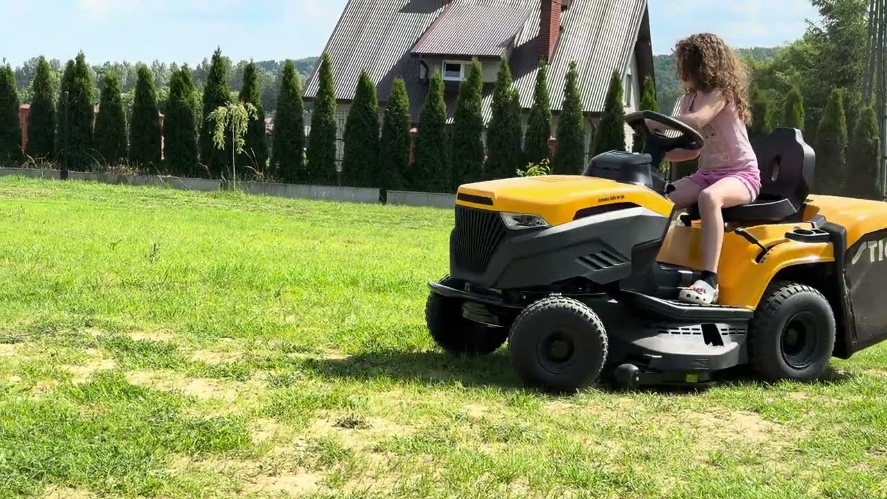 Traktorek STIGA 398 W SE darmowy operator tak można kosić :)))))