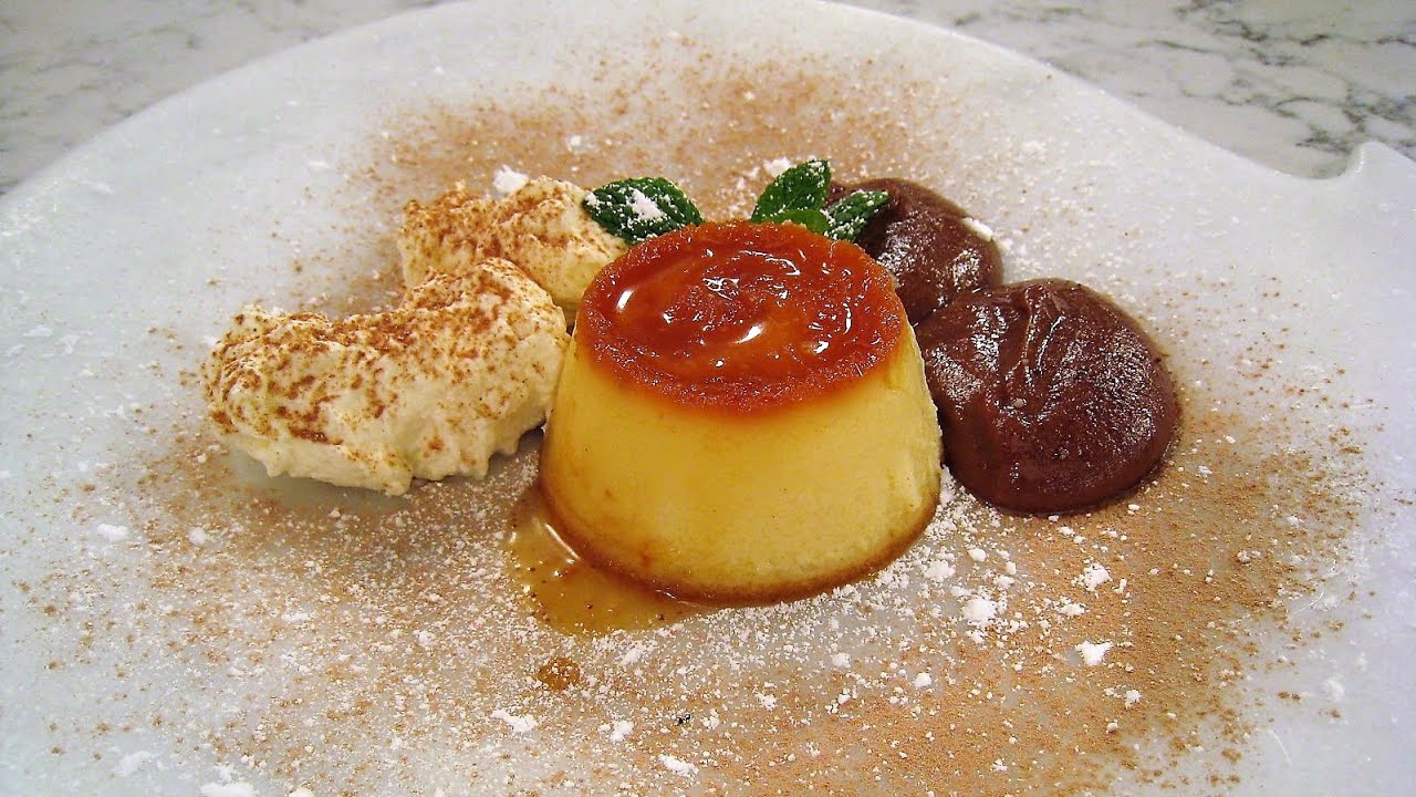 Flan de mantecados