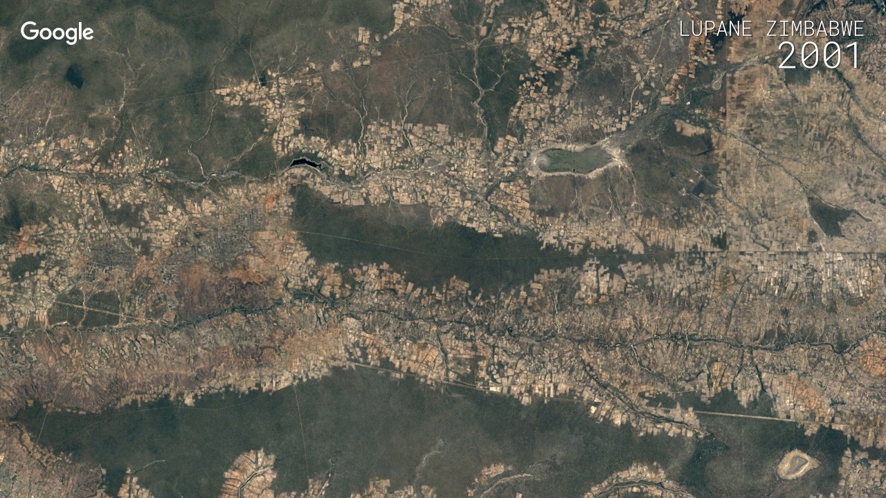 Google Timelapse: Lupane, Zimbabwe
