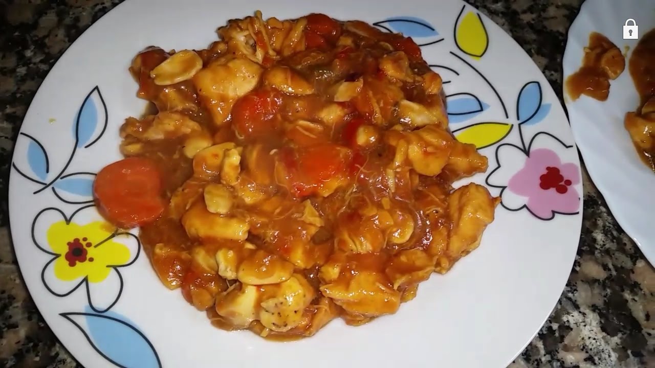 Pollo con almendras al estilo chino - Monsieur Cuisine Plus