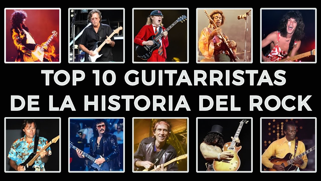 🎸 LOS 10 GUITARRISTAS DE ROCK QUE MARCÓ UNA GENERACIÓN – RIFFS QUE HICIERON HISTORIA