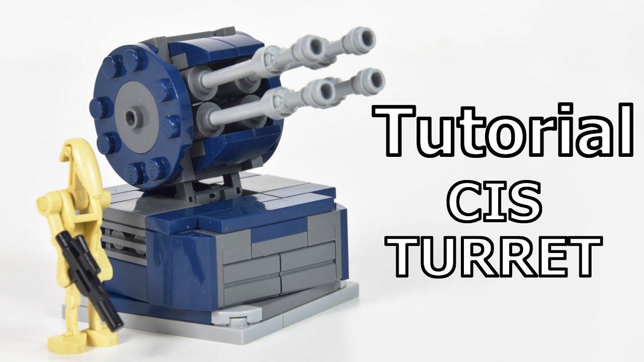 How to build Lego Star Wars Separatist Turret (Clone Wars) | MOC Tutorial