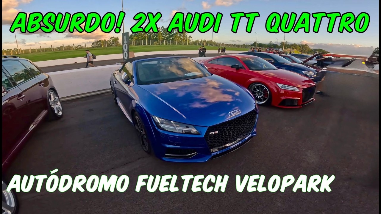 DOSE DUPLA! 2 AUDI TT QUATTRO NO AUTRÓDROMO FUELTECH VELOPARK 🚗🚀