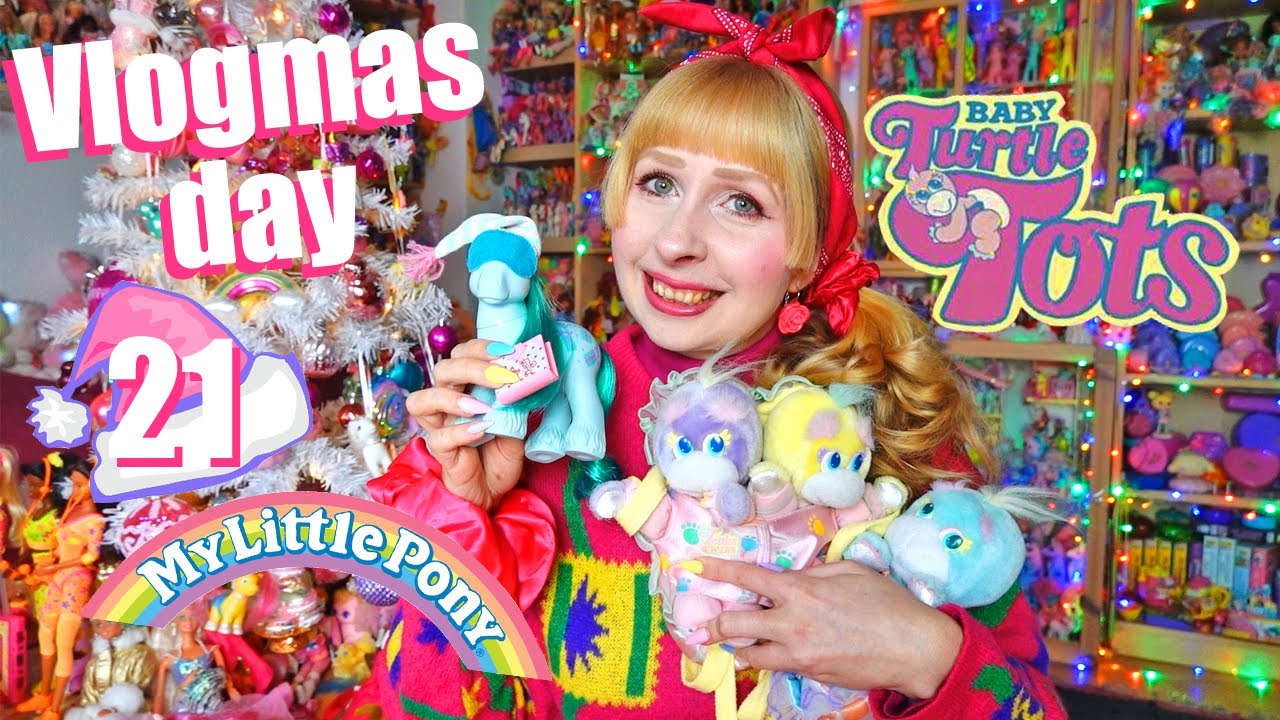 Vlogmas 2025 day 21 - Turtle Tots / Tottles and G1 My Little Pony - vintage toy advent calendars