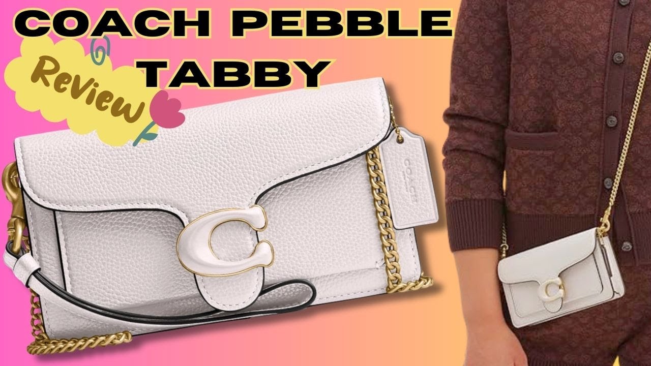 Coach Polished Pebble Tabby Wristlet Chalk Review