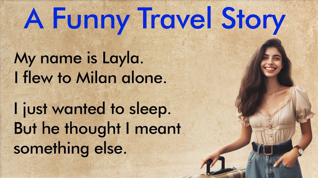 My Funny Travel Story ✅ English Speaking Practice (A1–A2 Level) ✅