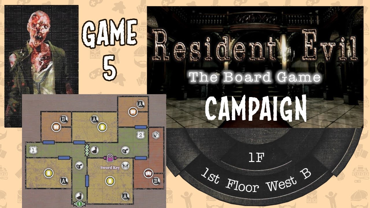 1st Floor West B | Playthrough Game 5 | Resident Evil Board Game Campaign