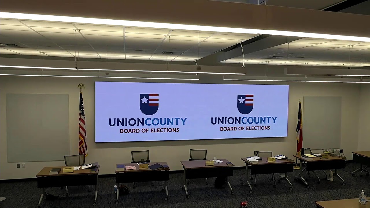Union County NC Board of Elections Absentee Meeting - 10/21/2025