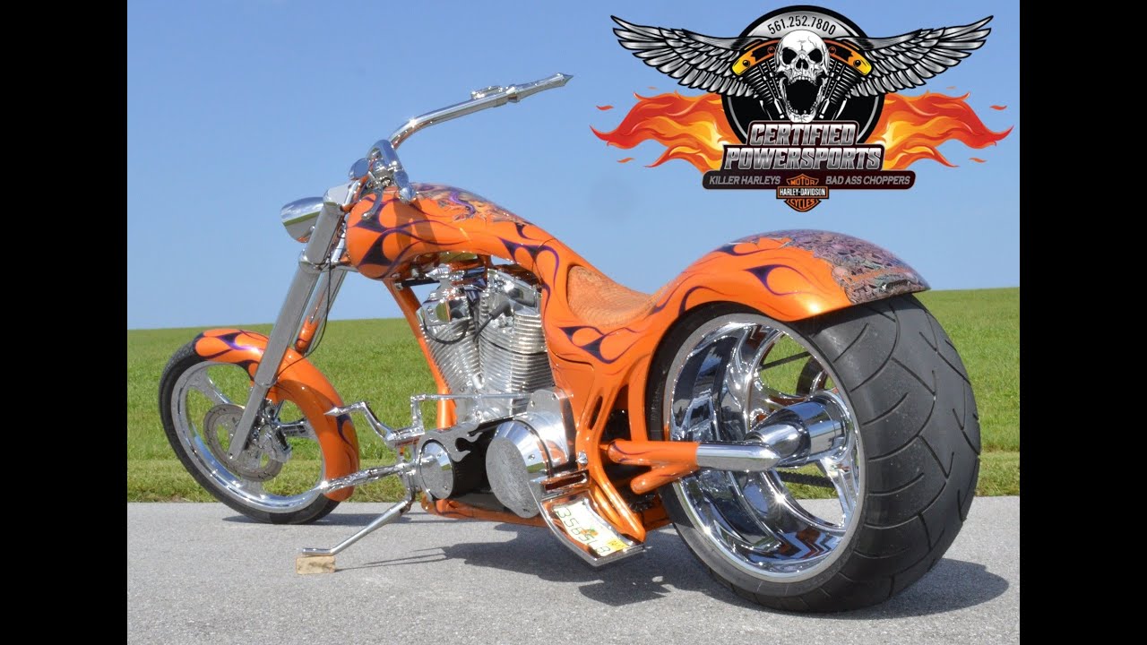 *** SOLD *** 2007 THUNDER CYCLE DESIGNS EDDIE TROTTA DROP SEAT 300 BAD ASS CHOPPER