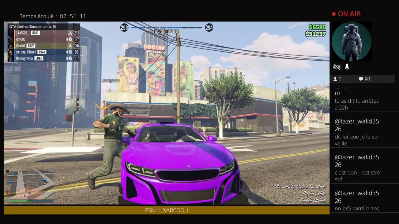 Live GTA 5 RP PS4 Session amis/Sans discord [FA]