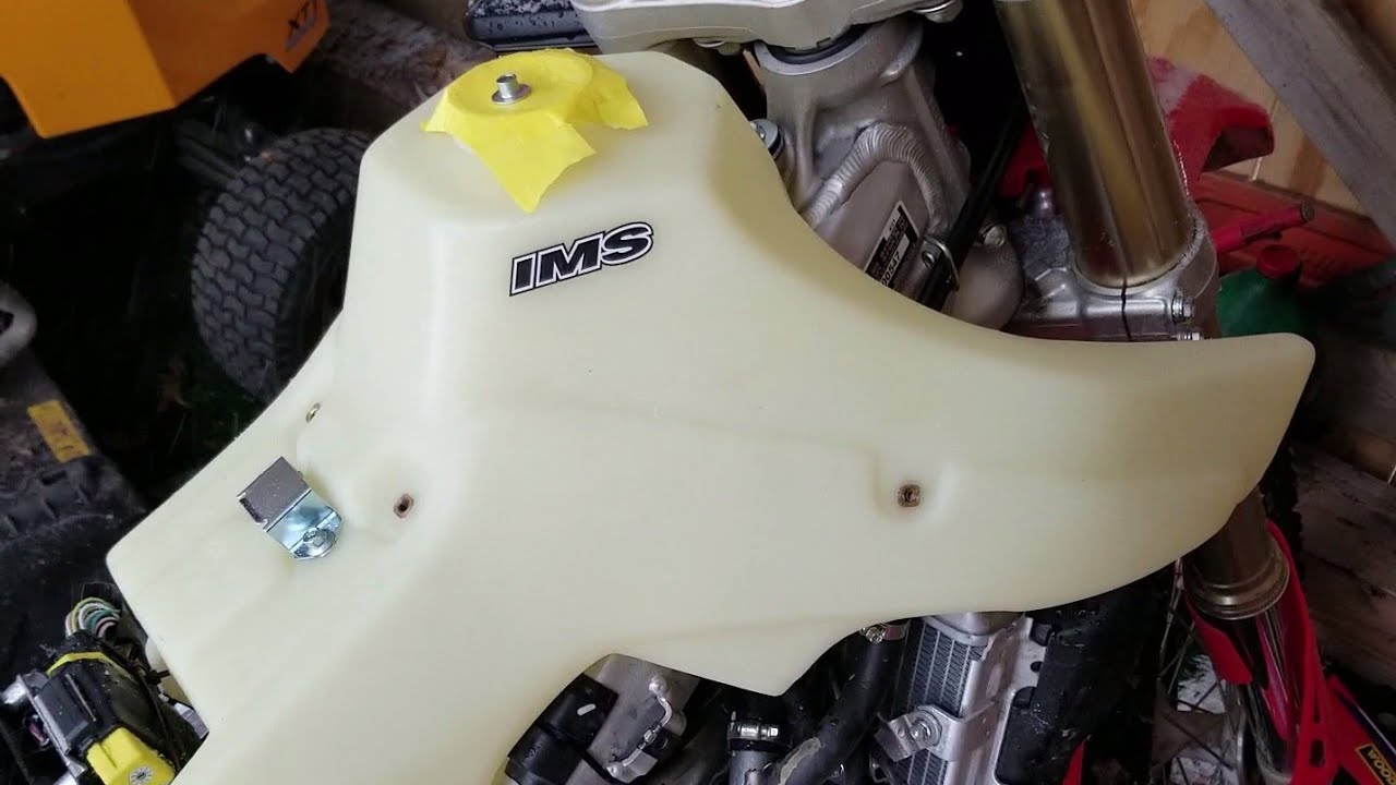 CRF450RL 3 gallon ims tank installation tips