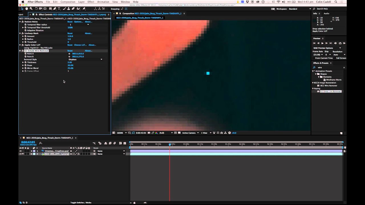 Stuck and/or Dead Pixel Removal - Premiere/After Effects