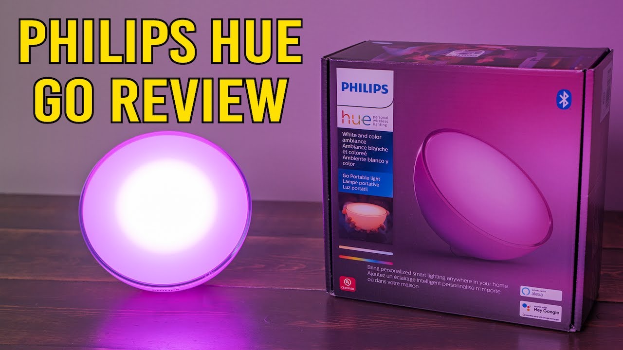 Умная лампа на батарейках: обзор Philips Hue Go
