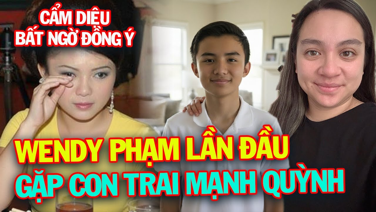 Lần đầu tiên Wendy gặp con trai cả Mạnh Quỳnh, Cẩm Diệu bất ngờ vì có 1 điểm rất giống nhau!