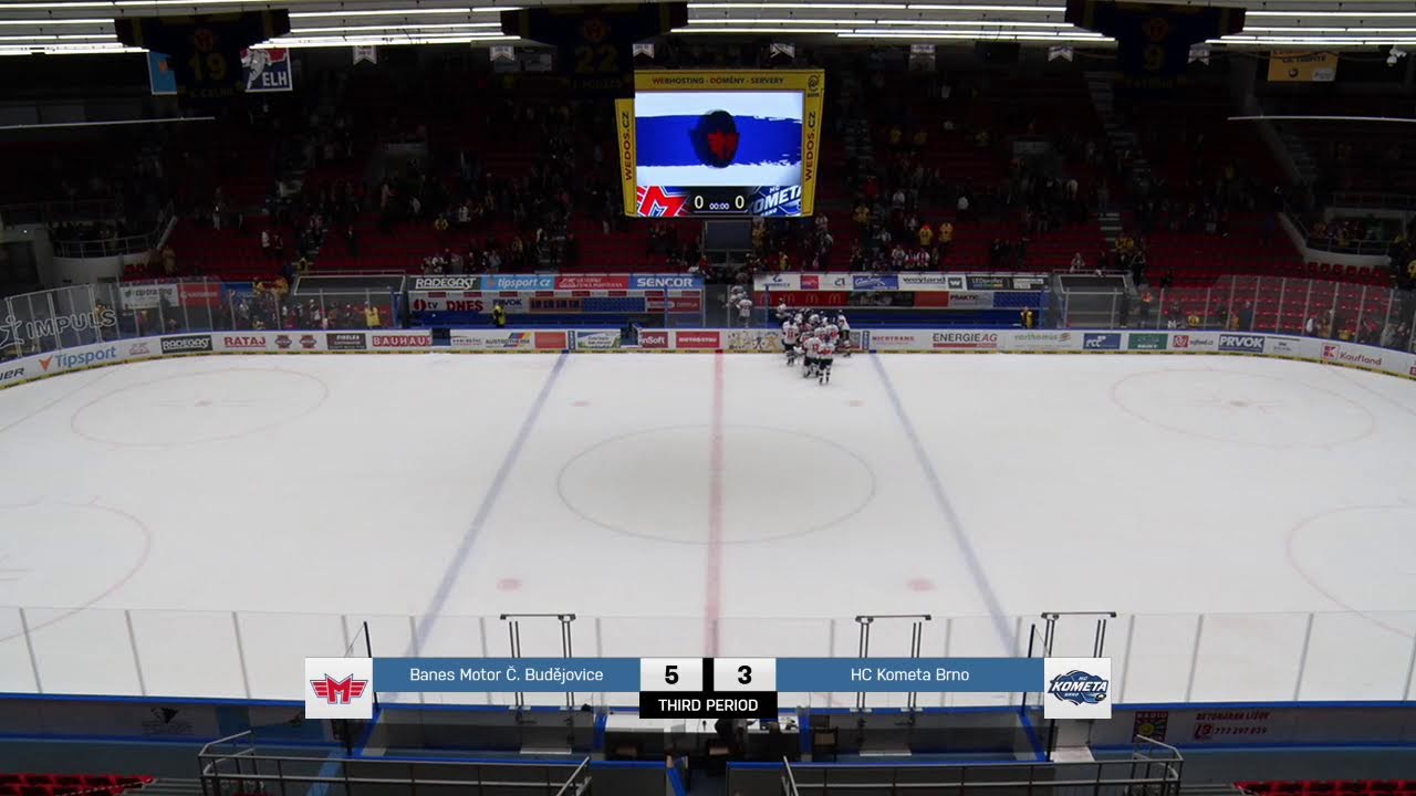 Banes Motor Č. Budějovice vs. HC Kometa Brno