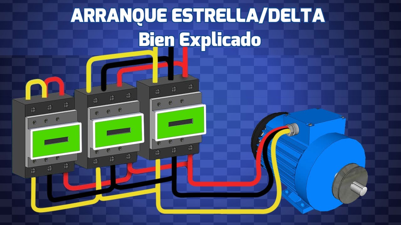 Principio de funcionamiento del arranque Estrella/Delta para Motores AC ⚡🏭 – Bien Explicado