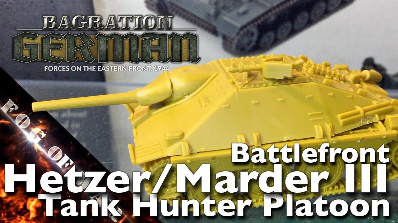 Обзор | BF Hetzer Tank-Hunter Platoon 1/100 (15 мм) | Flames of War