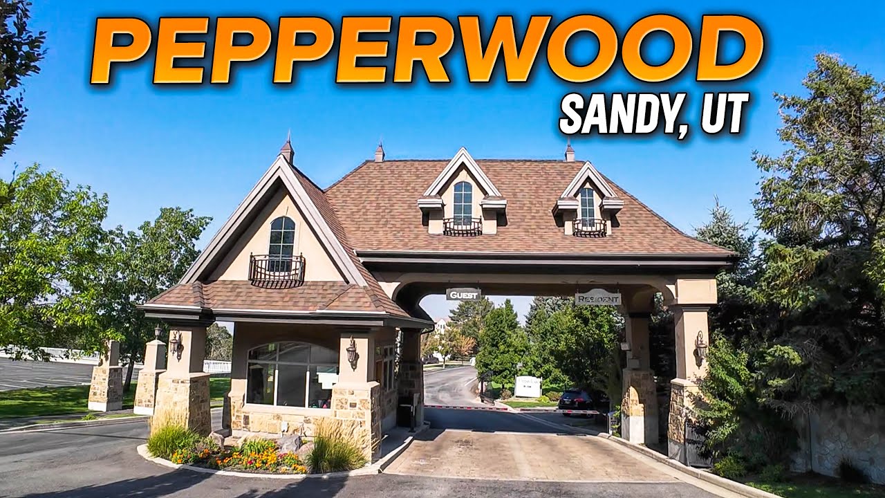 Sandy Utah Gated Neighborhood Tour - Pepperwood