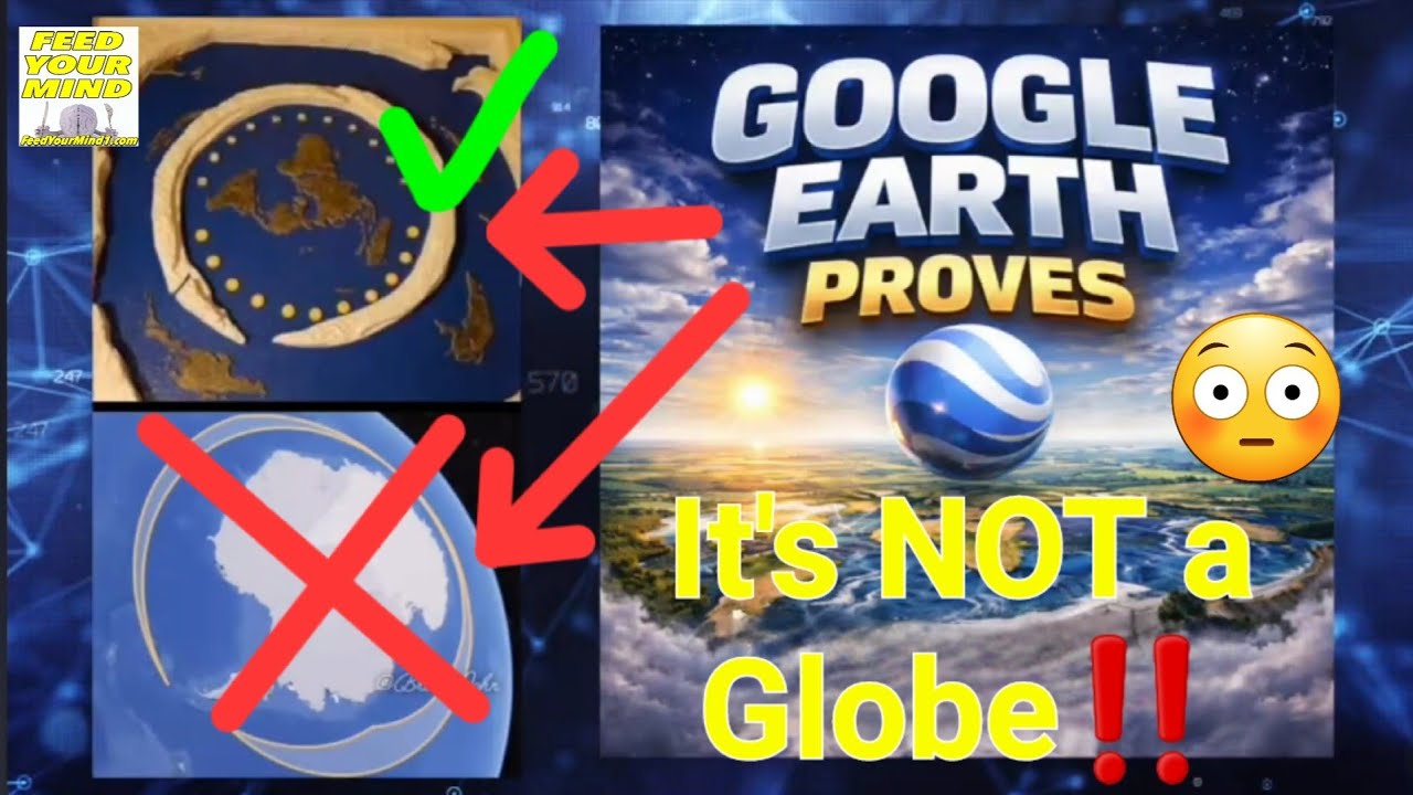 &laquo;Сбой&raquo; в Google Earth СЛУЧАЙНО доказывает, что Земля НЕ является шаром‼️😳🌍👎