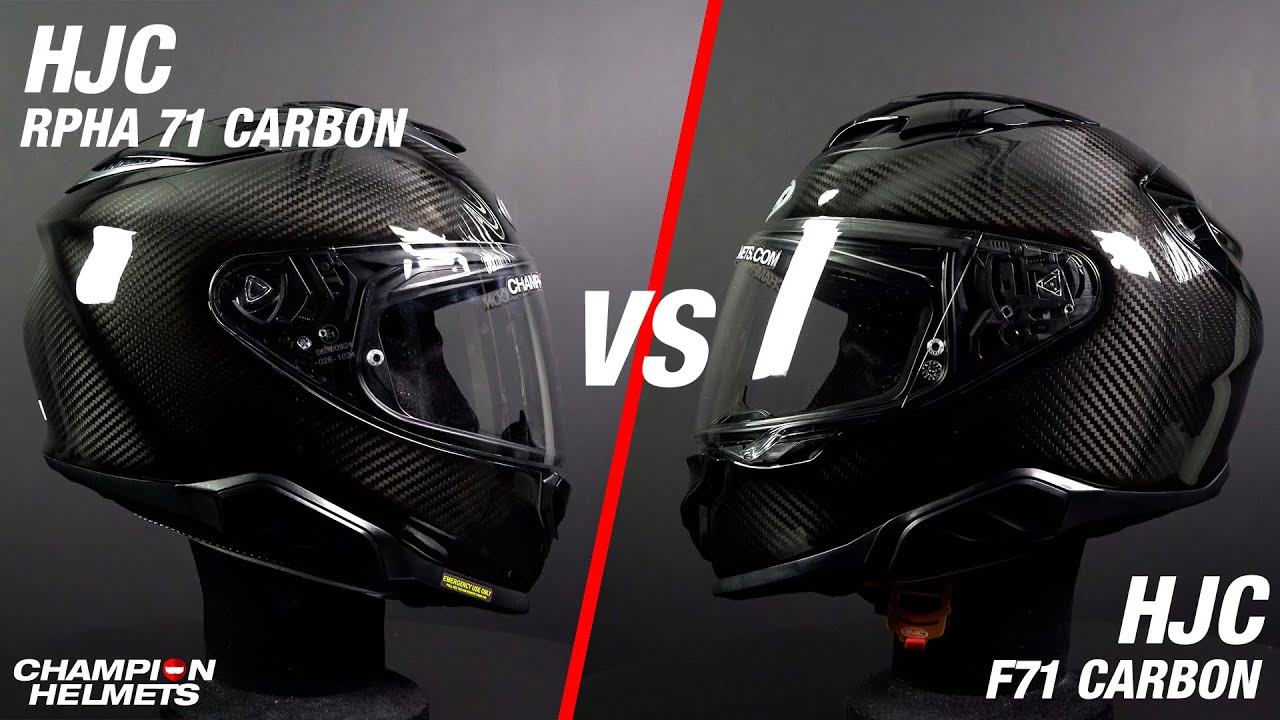 HJC RPHA 71 Carbon Versus HJC F71 Carbon - ChampionHelmets.com