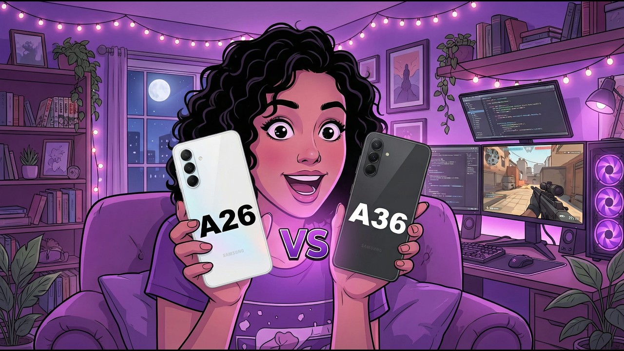 Samsung Galaxy A26 vs Samsung Galaxy A36 — Qual Vale Mais a Pena?