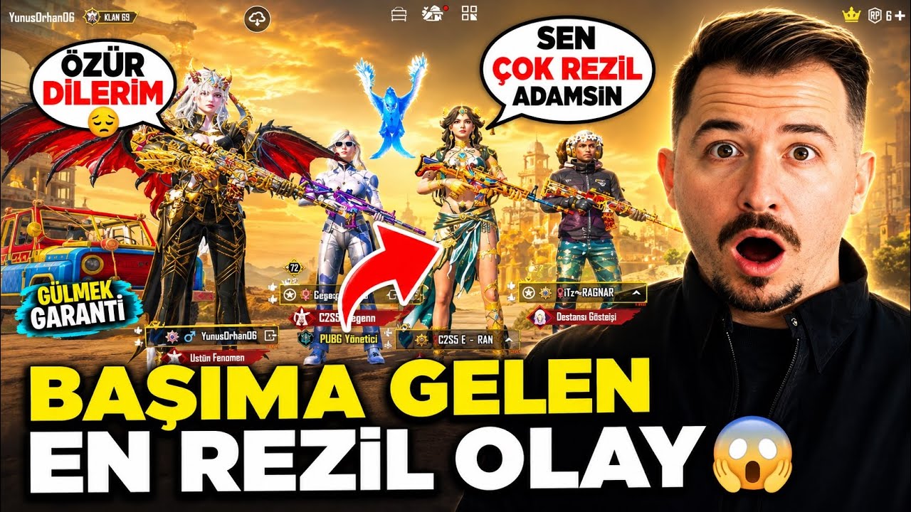 OTOMATİK EŞLEŞMEDE BAŞIMA GELEN EN REZİL OLAY 😱 PUBG MOBİLE TROLL