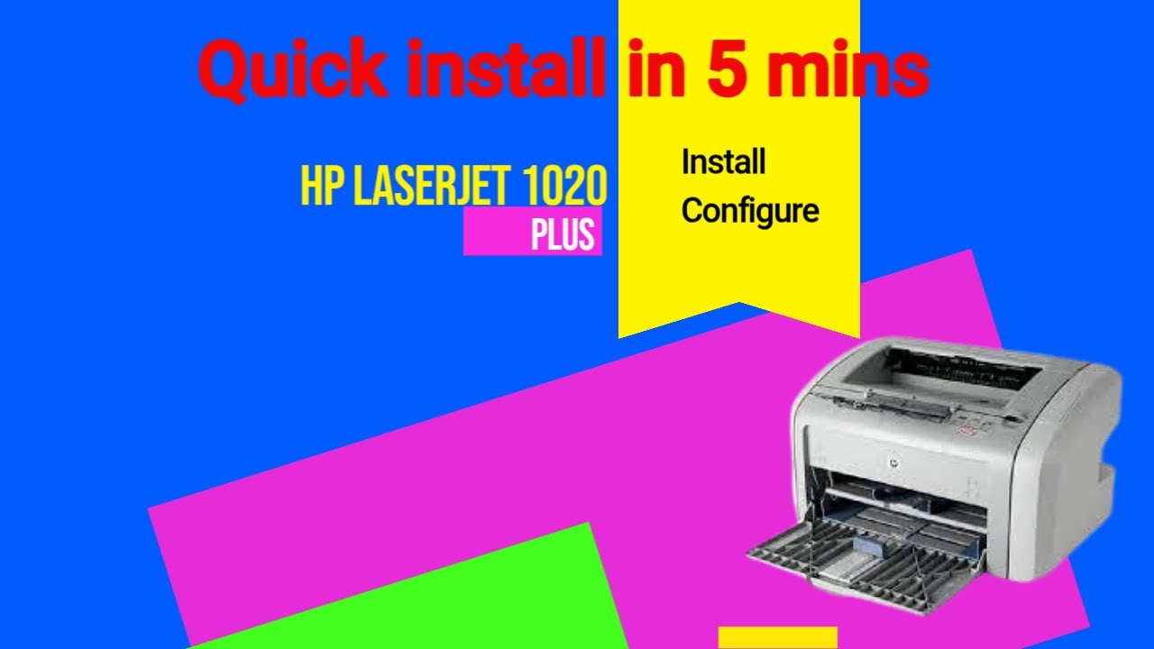 HP LaserJet 1020 Plus Printer Installation & Configuration | Step-by-Step Driver Setup Guide