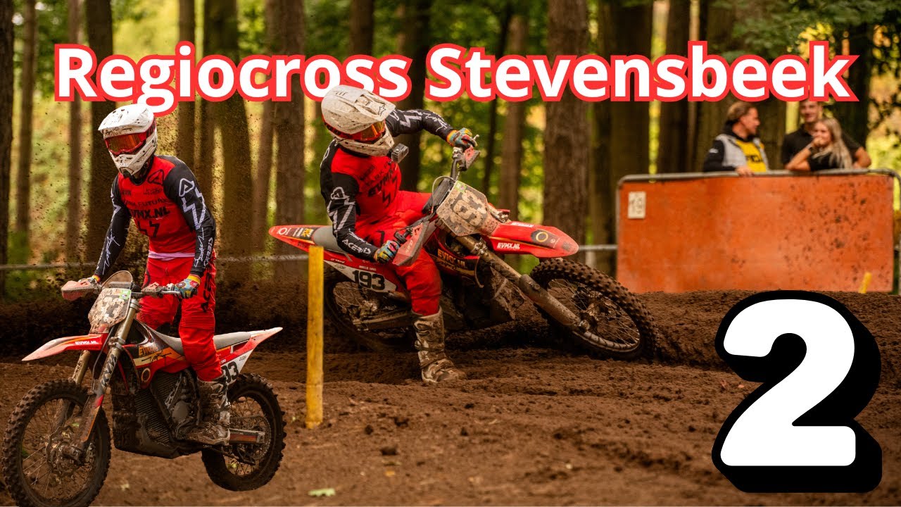 Regiocross Stevensbeek heat 2,,finally! Holeshot at the fastest group!I am satisfied.. Stark Varg